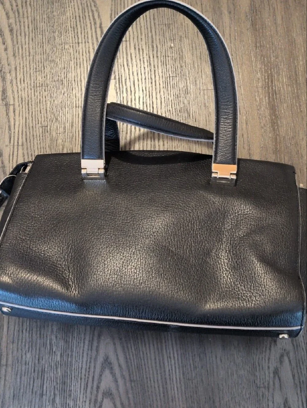 kate spade black leather